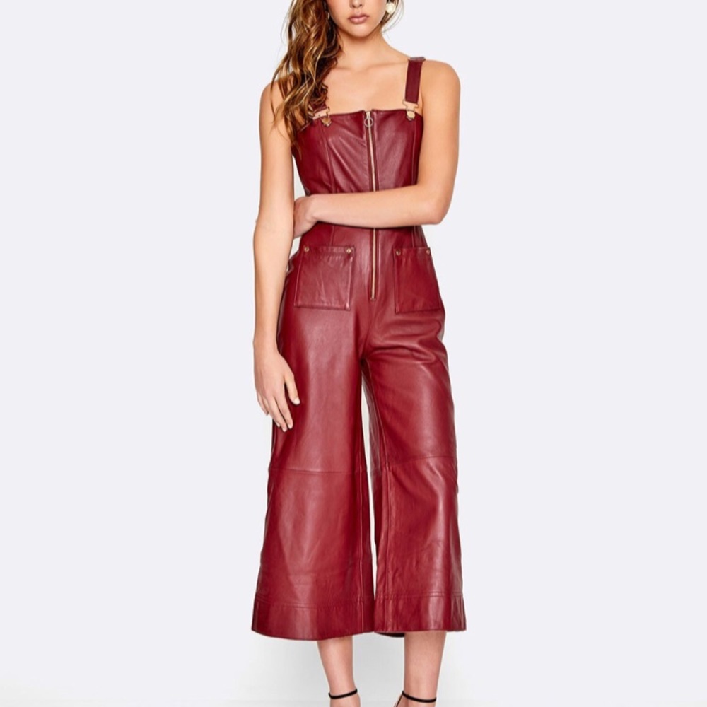 Alice McCall leather jumpsuit